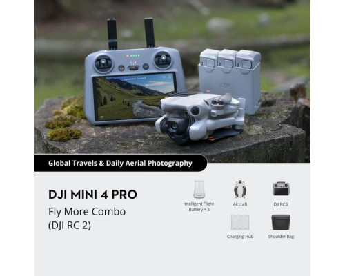 Квадрокоптер DJI Mini 4 Pro (DJI RC-N2)