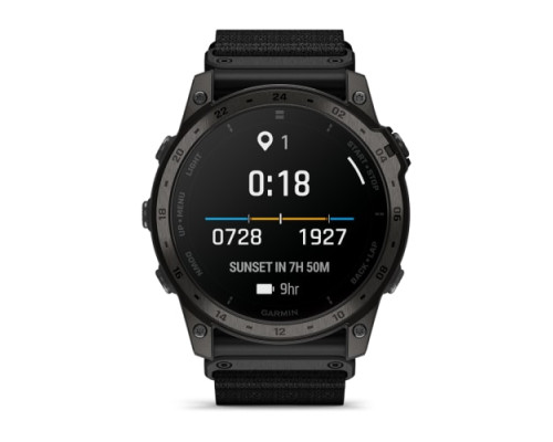 Умные часы Garmin TACTIX 7 AMOLED edition, черный нейлоновый ремешок