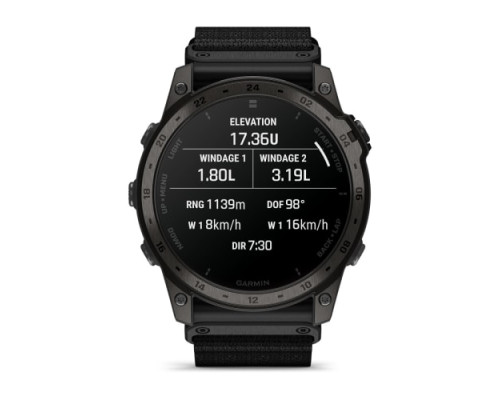 Умные часы Garmin TACTIX 7 AMOLED edition, черный нейлоновый ремешок