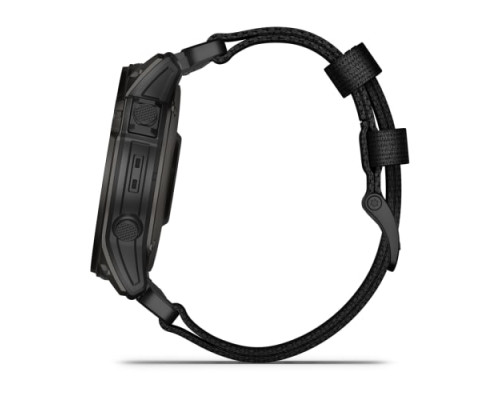 Умные часы Garmin TACTIX 7 AMOLED edition, черный нейлоновый ремешок