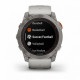 Умные часы Garmin FENIX 7X PRO Sapphire Solar Edition Титановый корпус с дымчато-серым оранжевым ремешком