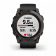 Умные часы Garmin FENIX 7X PRO Sapphire Solar Edition Титановый угольно-серый корпус с DLC-покрытием и черным ремешком