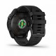 Умные часы Garmin FENIX 7X PRO Sapphire Solar Edition Титановый угольно-серый корпус с DLC-покрытием и черным ремешком