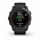 Умные часы Garmin FENIX 7X PRO Sapphire Solar Edition Титановый угольно-серый корпус с DLC-покрытием и черным ремешком