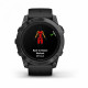 Умные часы Garmin EPIX PRO (Gen 2) Standard Edition 51 мм, серый, черный силиконовый ремешок