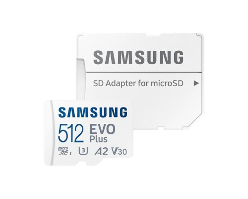 Карта памяти microSDXC UHS-I U3 Samsung EVO PLUS 512 ГБ