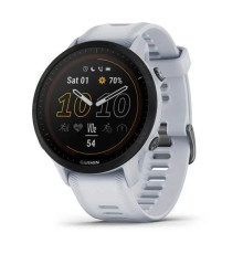 Умные часы Garmin FORERUNNER 955 Solar с белым ремешком