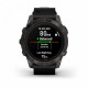 Умные часы Garmin EPIX PRO (Gen 2) Sapphire Edition 47 мм, титановый, угольно-серый DLC, черный кожаный ремешок