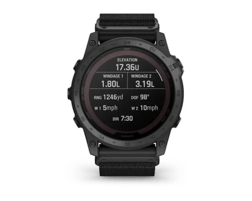 Умные часы Garmin TACTIX 7 Pro Ballistics Edition с черным нейлоновым ремешком