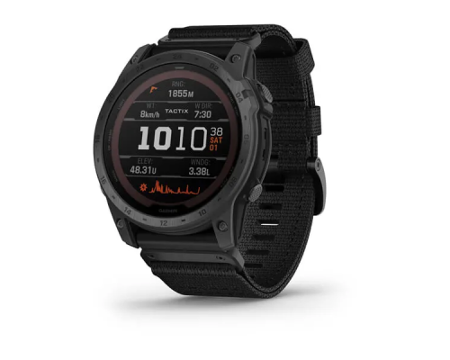 Умные часы Garmin TACTIX 7 Pro Ballistics Edition с черным нейлоновым ремешком