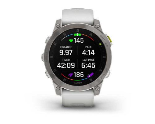 Garmin EPIX (Gen 2) Sapphire титановый белый