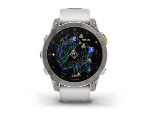 Garmin EPIX (Gen 2) Sapphire титановый белый