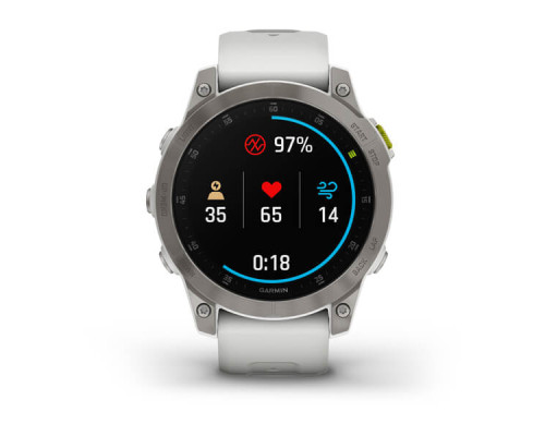 Garmin EPIX (Gen 2) Sapphire титановый белый