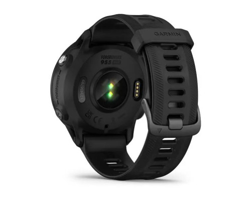 Умные часы Garmin FORERUNNER 955 Solar с черым ремешком