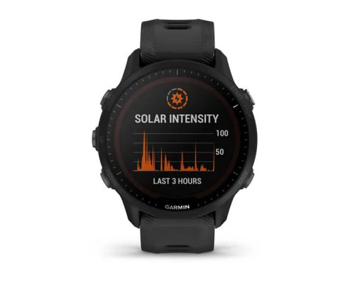 Умные часы Garmin FORERUNNER 955 Solar с черым ремешком