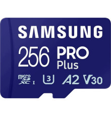 Карта памяти microSDXC UHS-I U3 Samsung Pro PLUS 256 ГБ