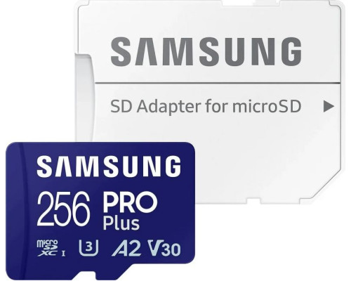 Карта памяти microSDXC UHS-I U3 Samsung Pro PLUS 256 ГБ