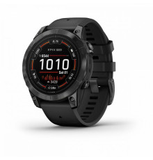 Умные часы Garmin EPIX PRO (Gen 2) Standard Edition 47 мм, серый, черный ремешок