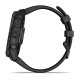 Умные часы Garmin Fenix 7X Sapphire Solar титановый черный DLC с силиконовым ремешком