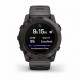 Умные часы Garmin FENIX 7X PRO Sapphire Solar Edition Титановый угольно-серый корпус с DLC-покрытием и титановым браслетом