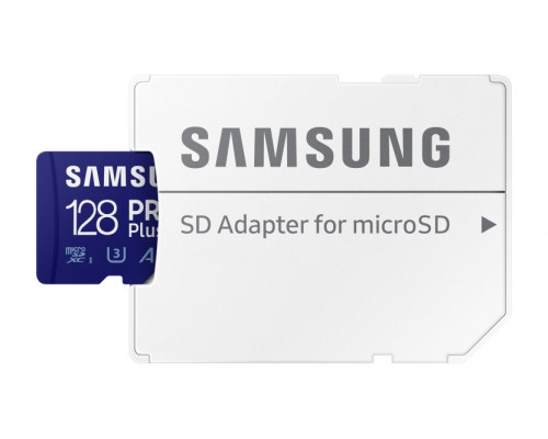 Карта памяти microSDXC UHS-I U3 Samsung Pro PLUS 128 ГБ